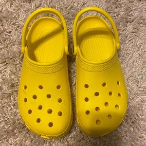 yellow crocs